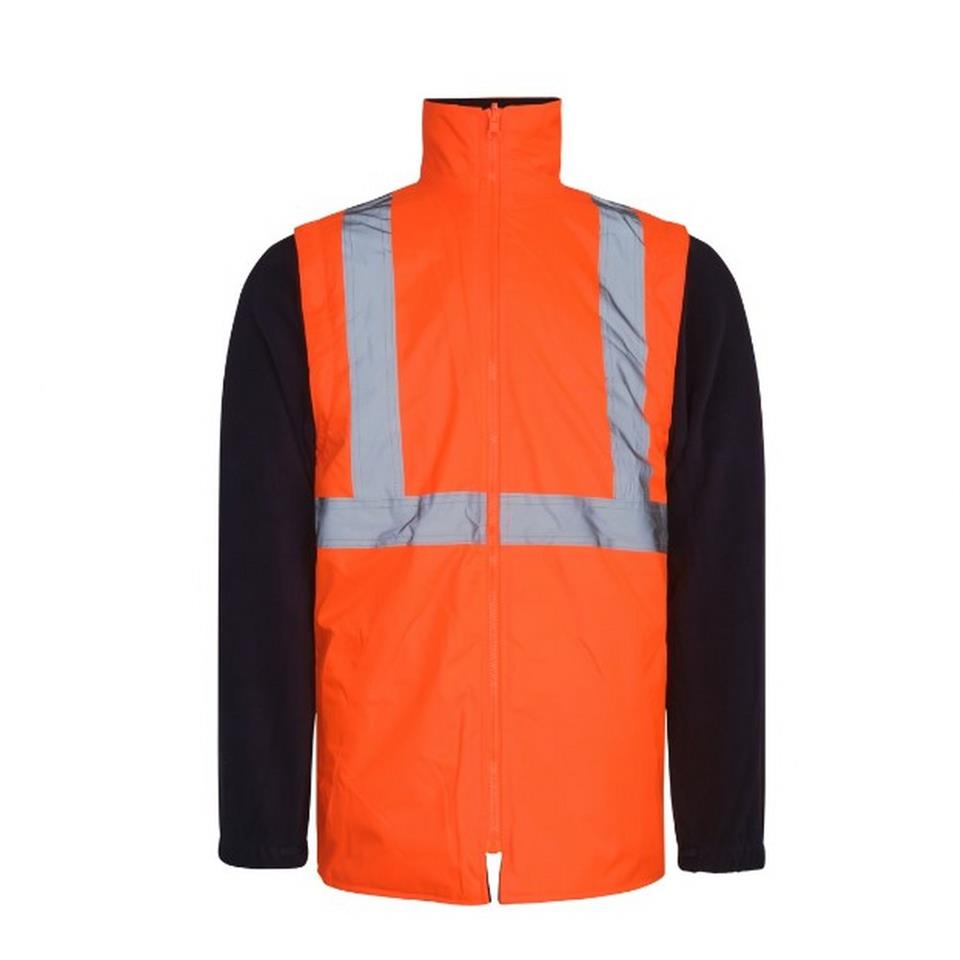 Reflektörlü 5+1 Farklı Kullanımlı Oxford 300D Parka Turuncu
