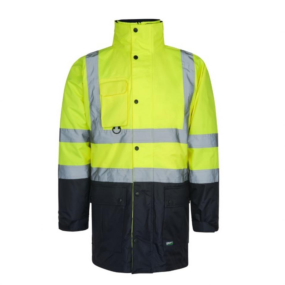 Reflektörlü 5+1 Farklı Kullanımlı Oxford 300D Parka Sarı