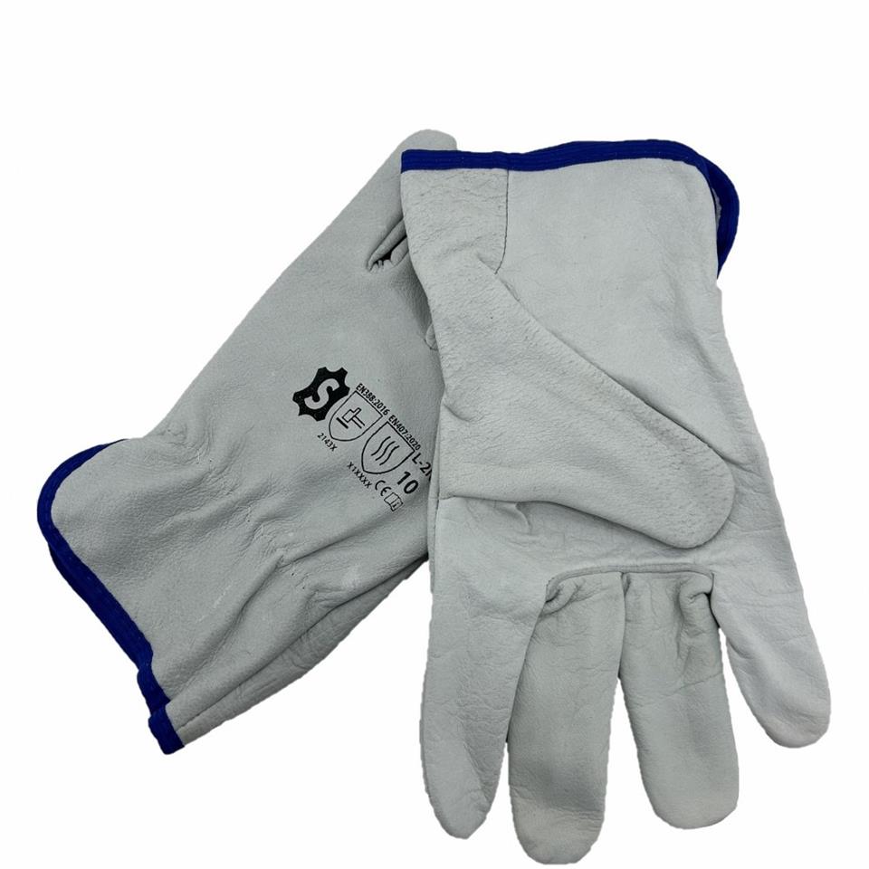 Hakiki L-XL Deri Sürücü Koruyucu Eldiven İş Eldiveni