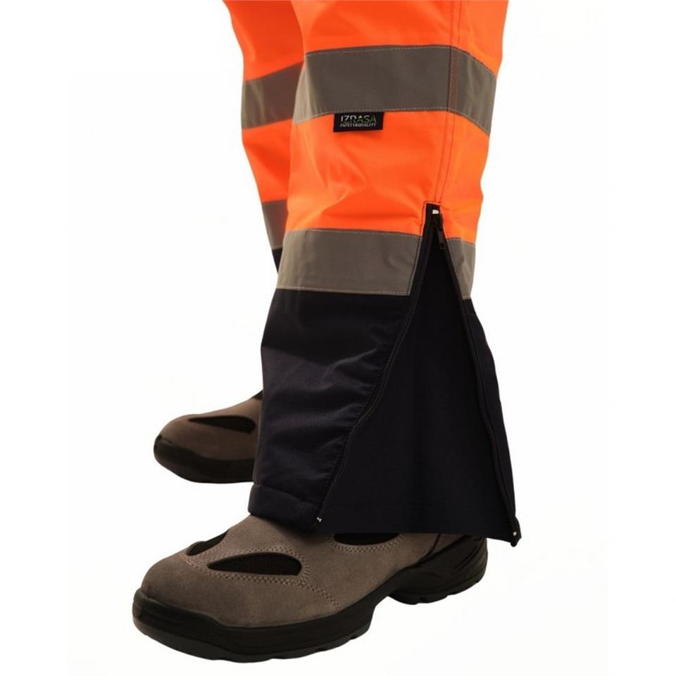 ProLine 300D Oxford Cift Renkli Reflektörlü Pantolon Turuncu
