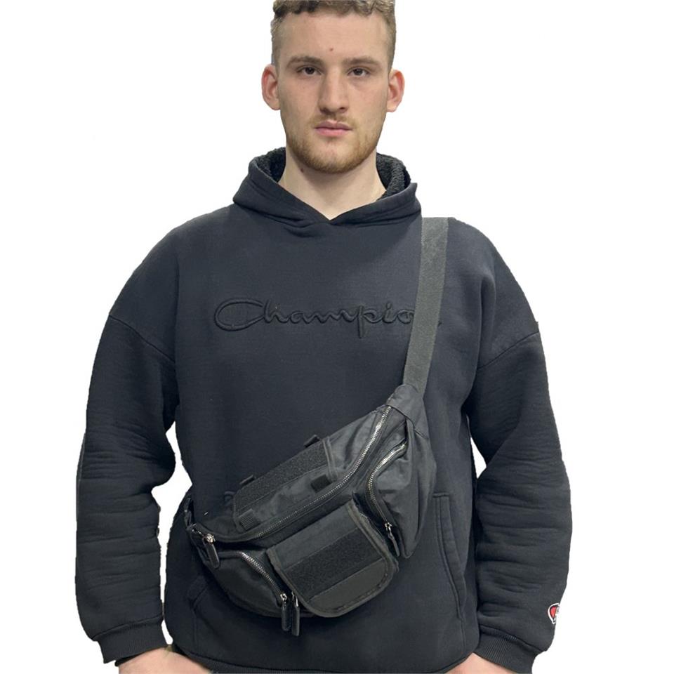 Taktikal Kampçı Outdoor Molle Bel Çantası Siyah