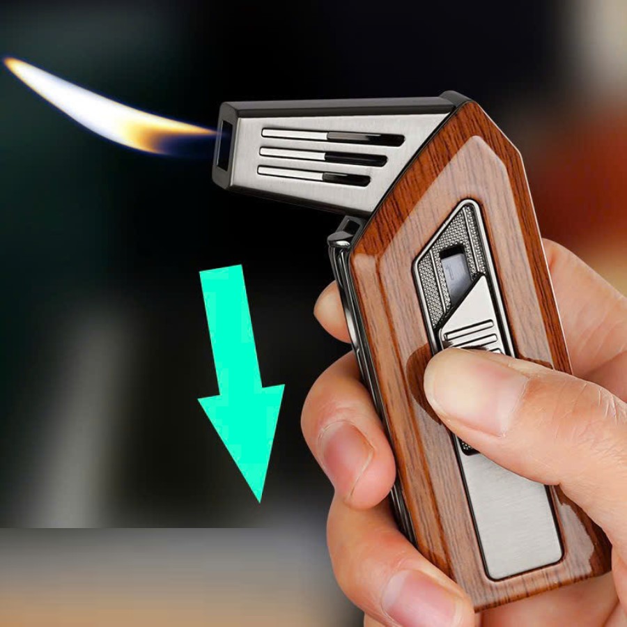Flabox Aletli Pipo Çakmağı Ahşap Renk