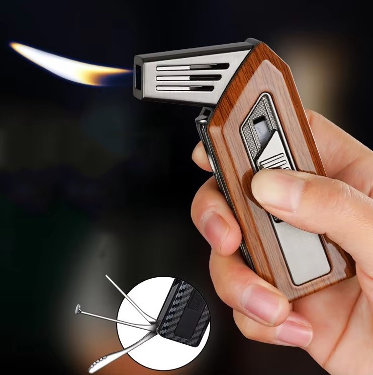 Flabox Aletli Pipo Çakmağı Desenli Kahve 