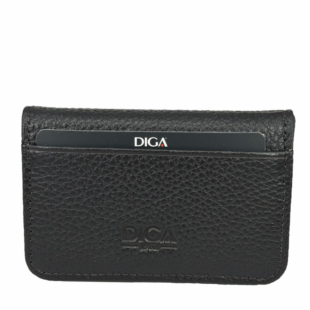 Diga 1169 Hakiki Deri Minimal Kartlık Kahve