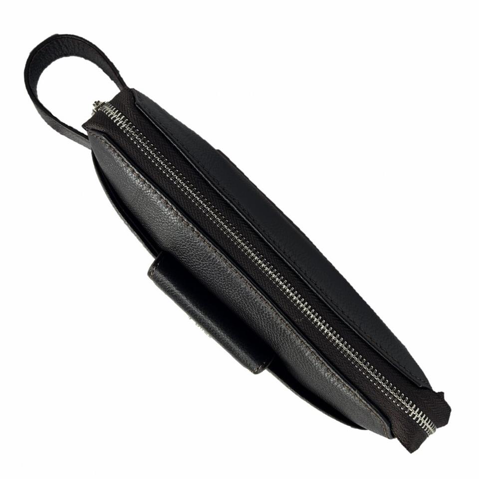Diga Hakiki Deri 3006 Dopp Kit El Çantası Kahve