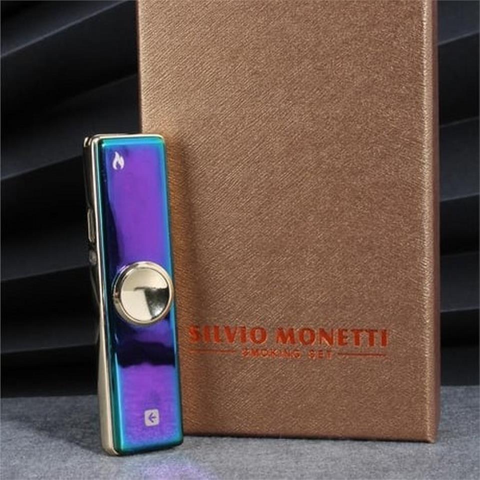 Çarklı Usb Sm680 Şarjlı Elektronik Çakmak Renkli