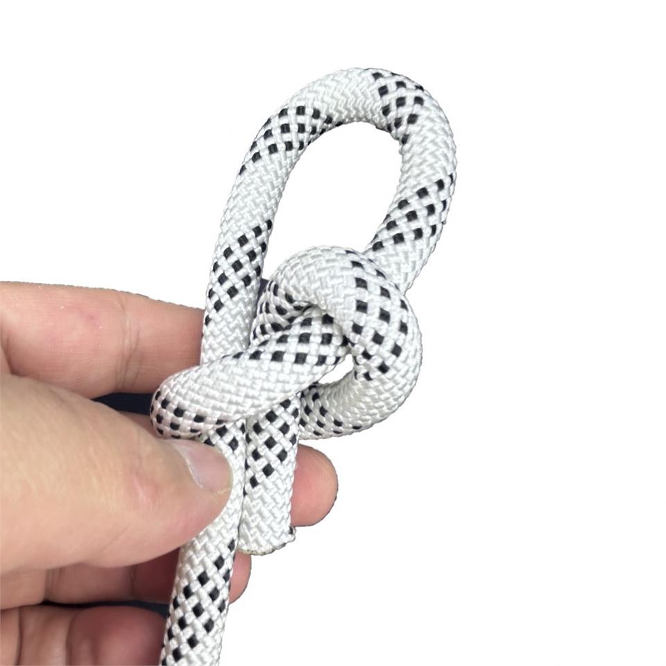 Orca 11mm Polyamid Dağcı Gemici Kurtarma İpi Statik Halat Beyaz