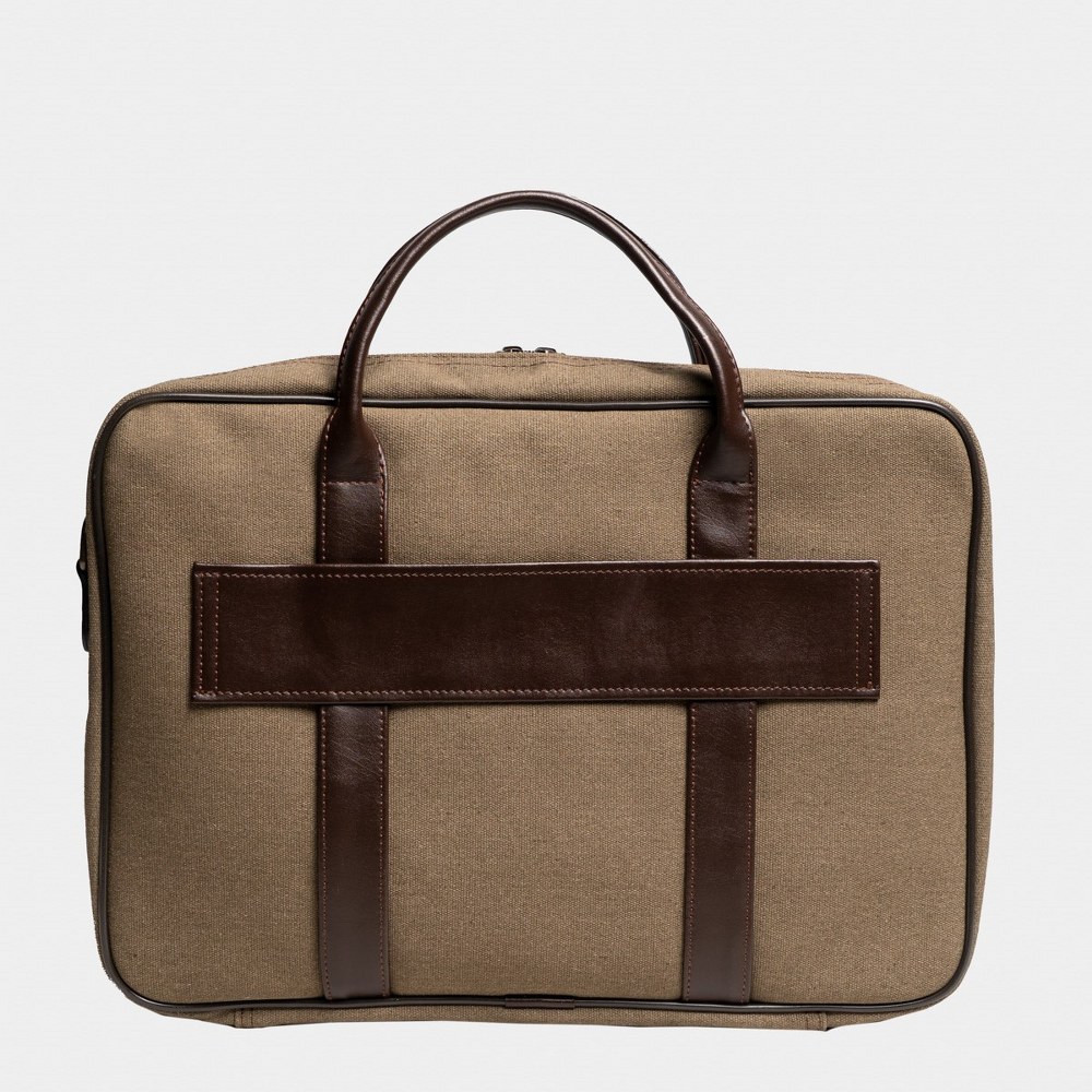 Retro Kanvas 35X23 Evrak ve Laptop Çantası 13 İnç Haki