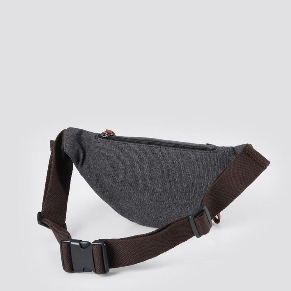 Ççs 31517 Sport Kanvas Bel Çantası Siyah