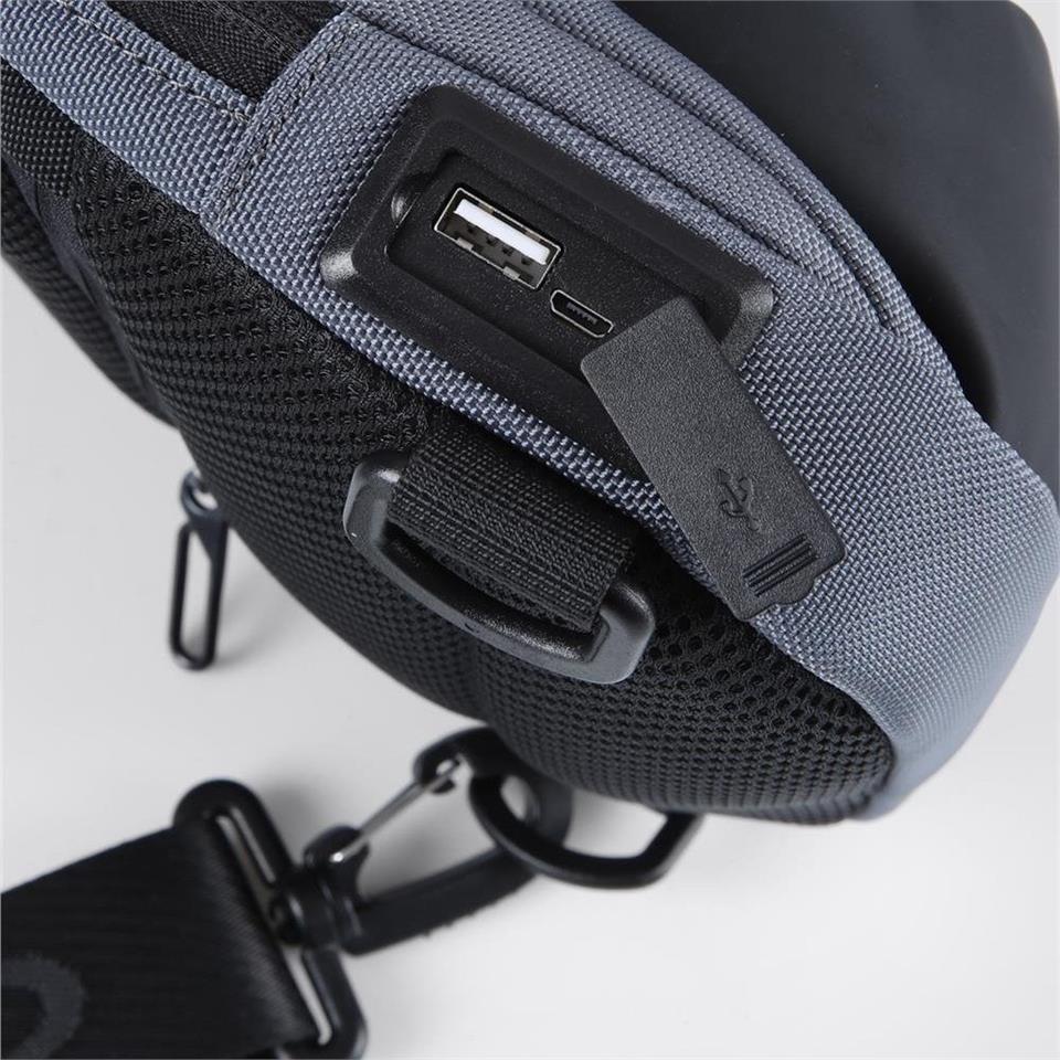 Ççs 31408 Omuz Askılı Bodybag Çapraz Çanta Gri
