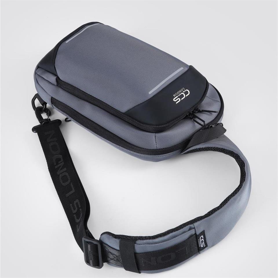 Ççs 31408 Omuz Askılı Bodybag Çapraz Çanta Gri