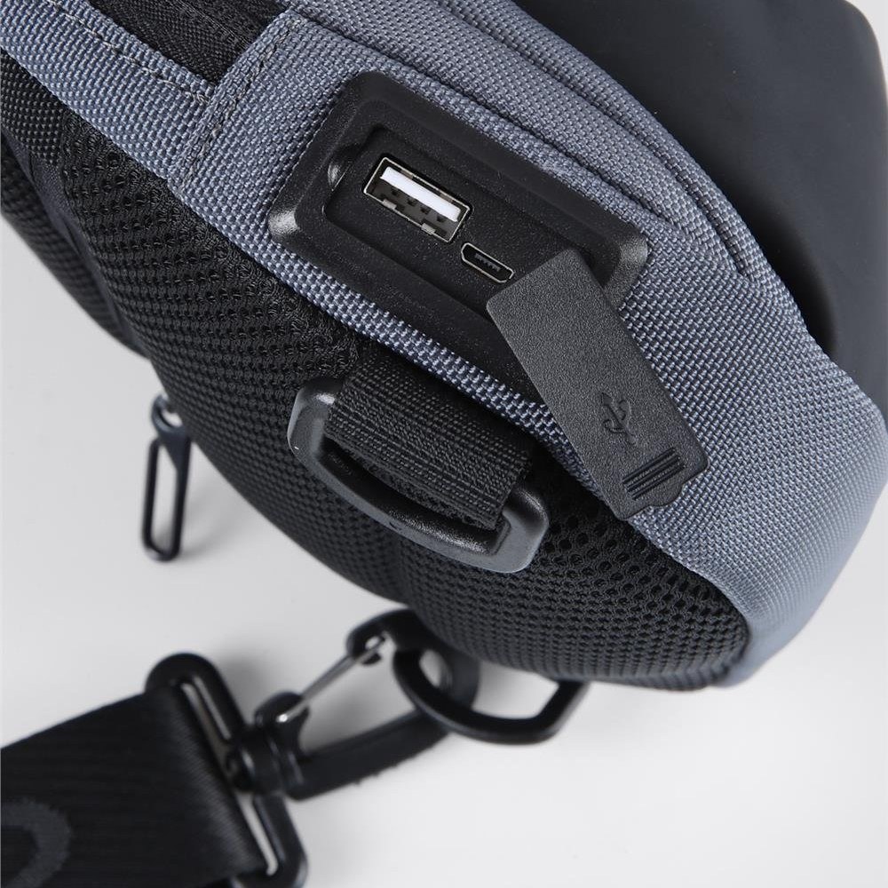 Ççs 31408 Omuz Askılı Bodybag Çapraz Çanta Gri