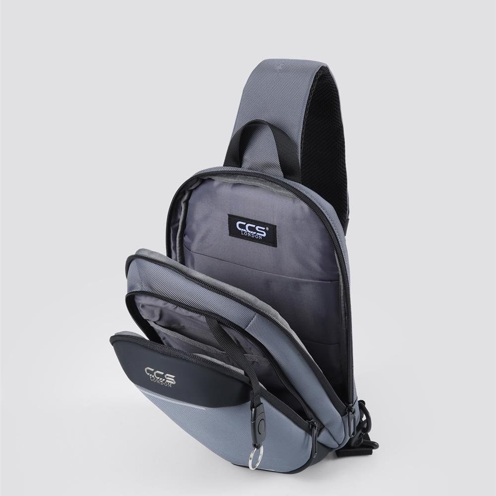 Ççs 31408 Omuz Askılı Bodybag Çapraz Çanta Gri