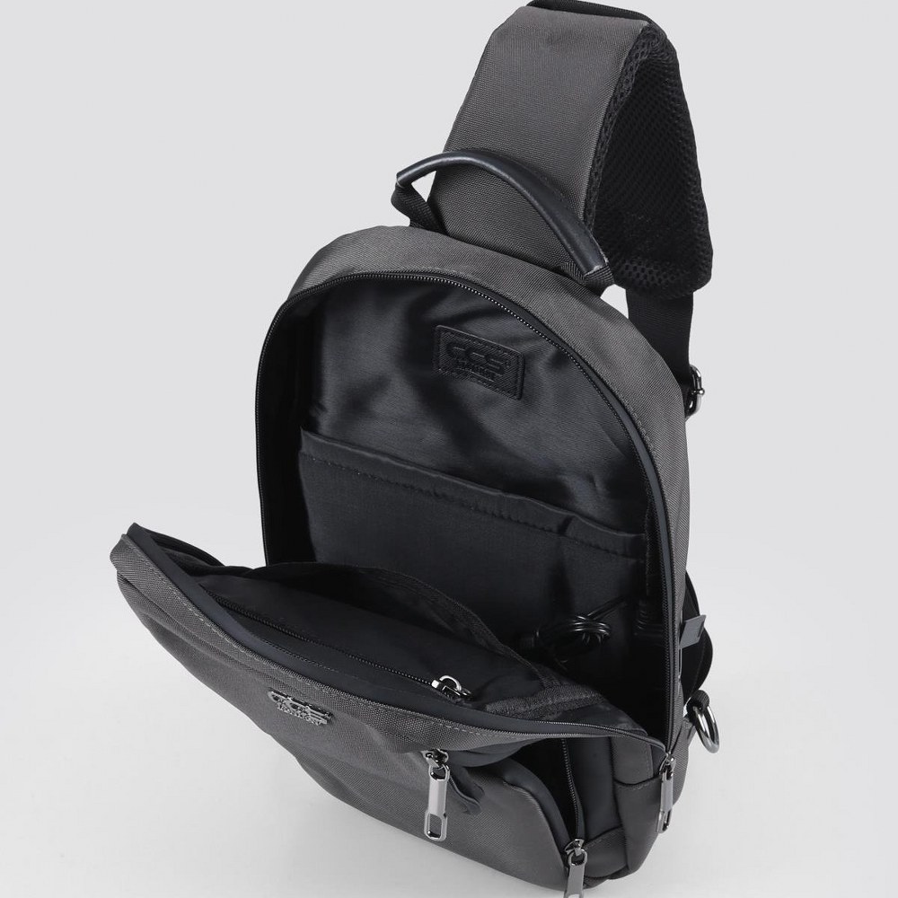 Ççs 51489 Omuz Askılı Bodybag Çapraz Çanta Gri