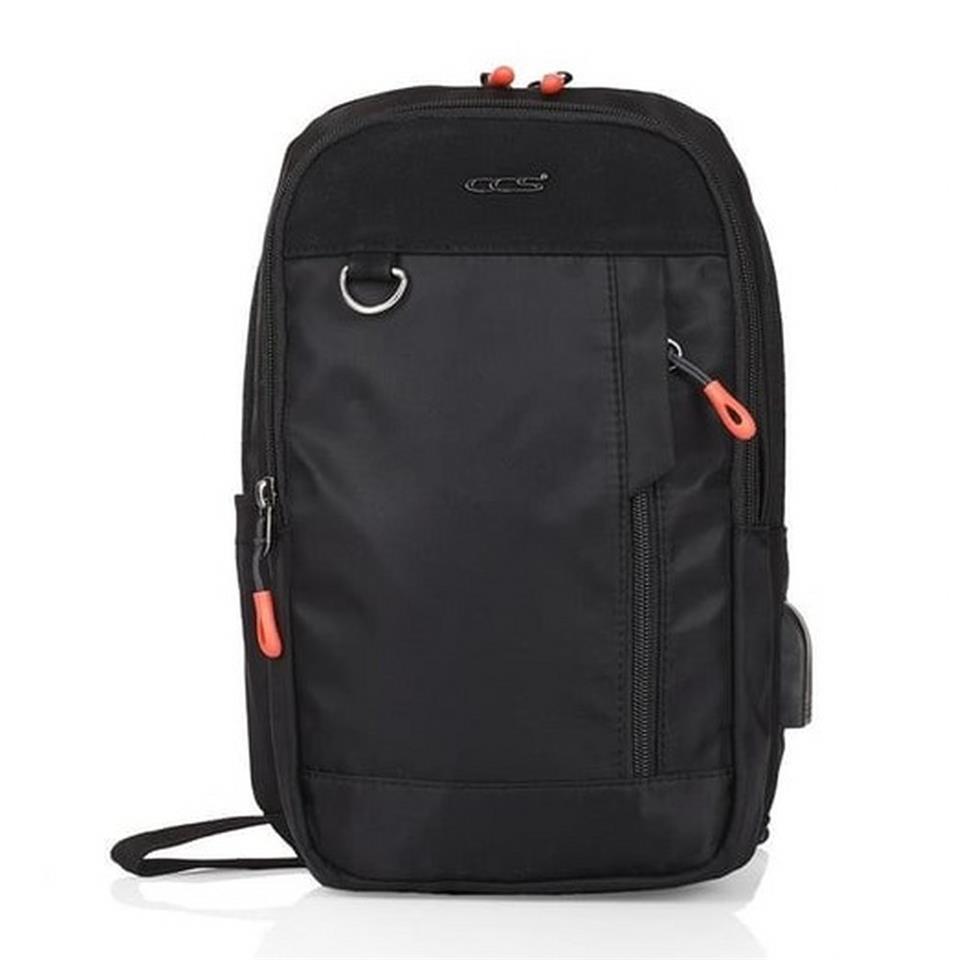 Ççs 71296 Usb Çapraz Omuz Çantası Siyah