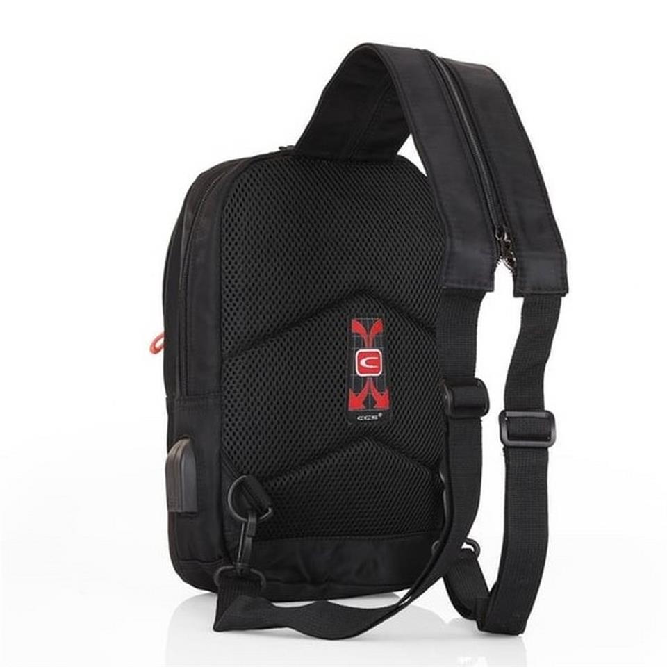Ççs 71296 Usb Çapraz Omuz Çantası Siyah
