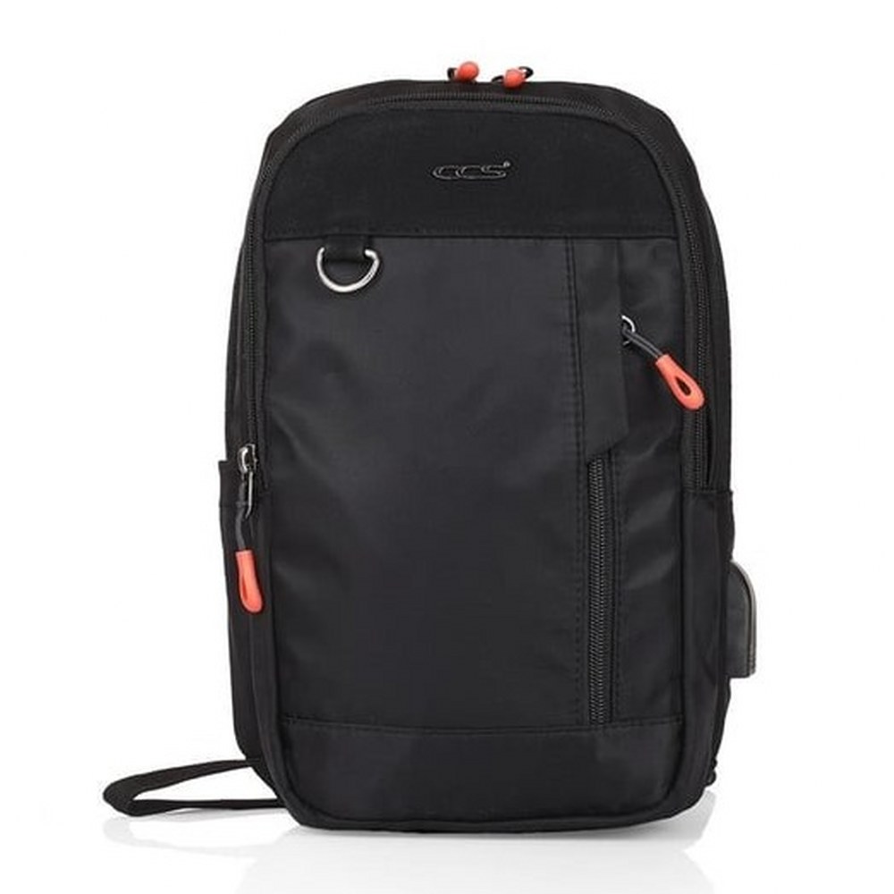 Ççs 71296 Usb Çapraz Omuz Çantası Siyah