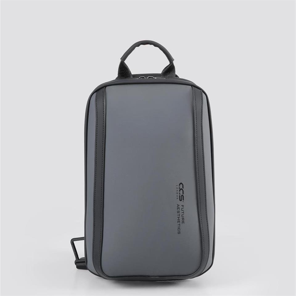 Ççs 51466 Tek Omuz Askılı Sırt ve Göğüs Çantası Gri