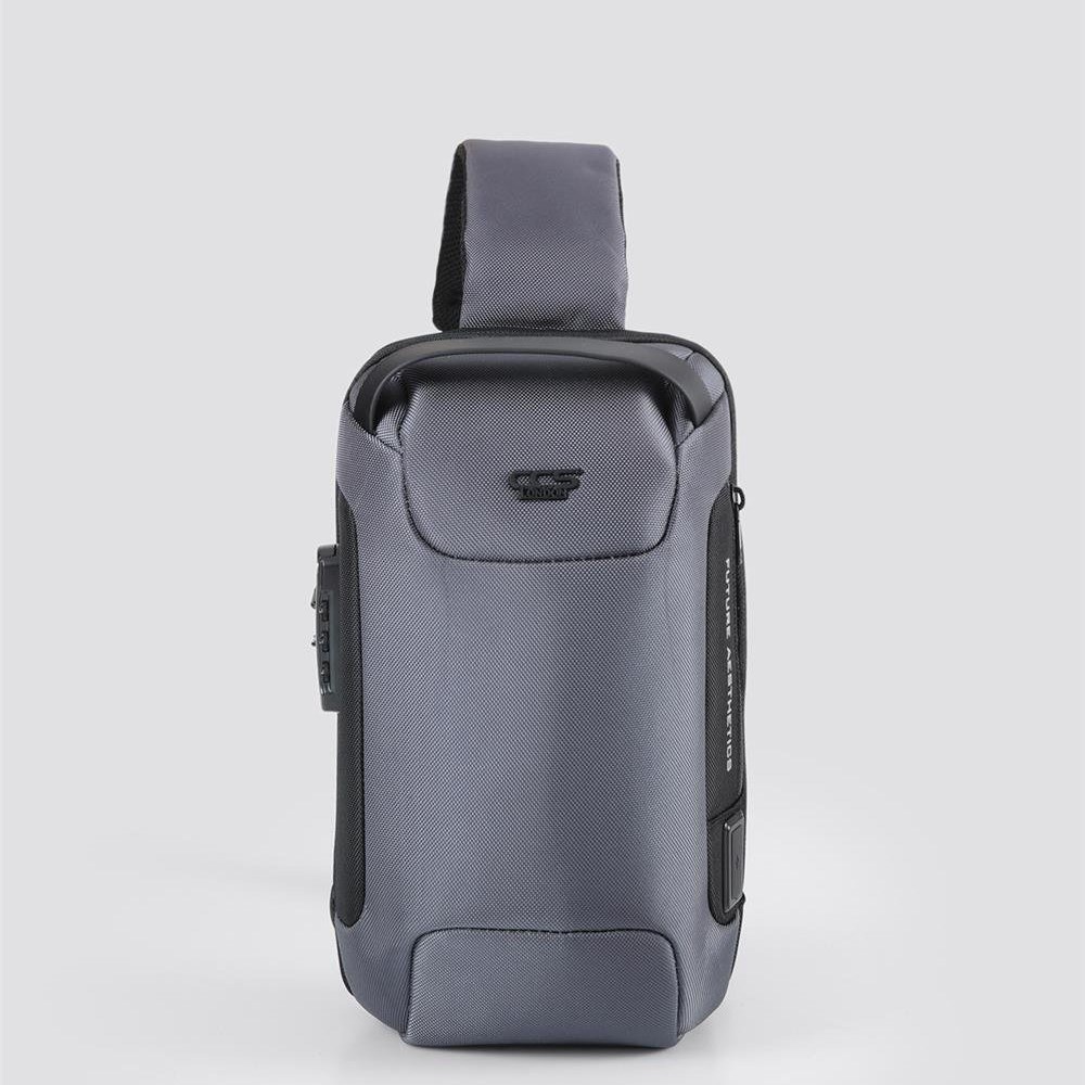 Ççs 51463 Tek Omuz Askılı Sırt ve Göğüs Çantası Gri