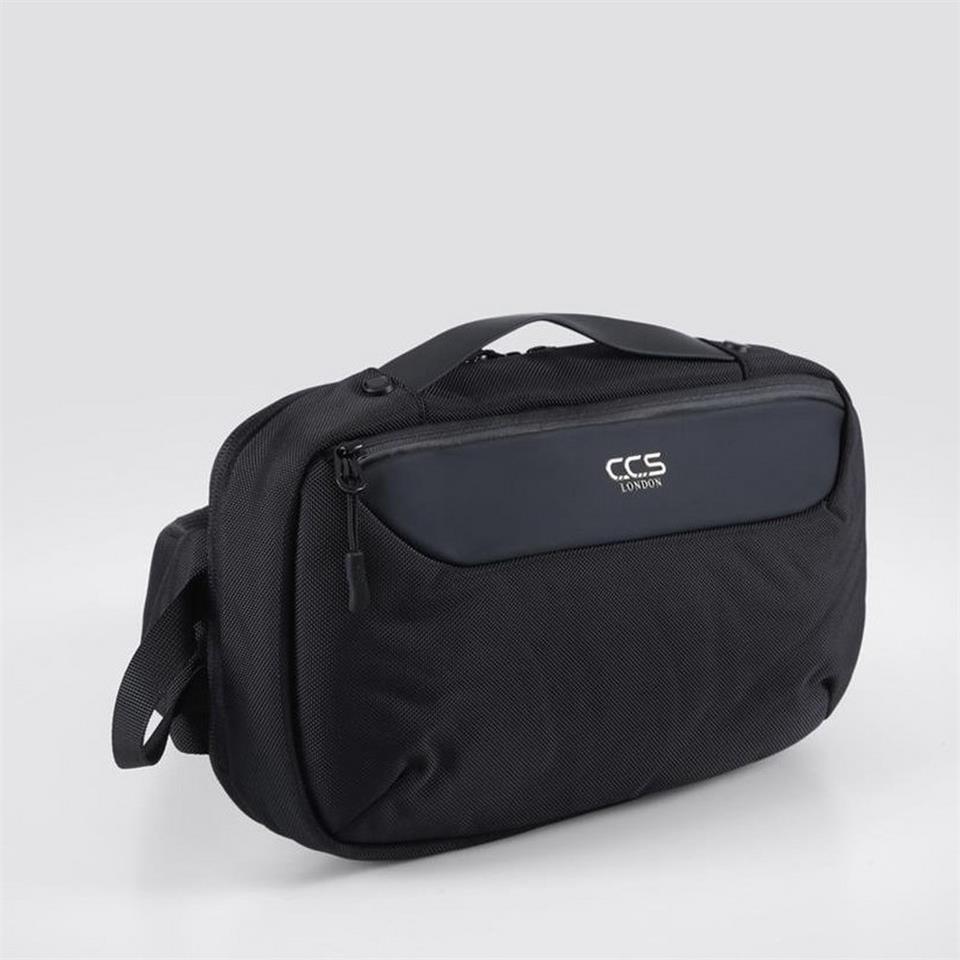 Ççs 31407 Tek Omuz Askılı Sırt ve Göğüs Çantası Siyah
