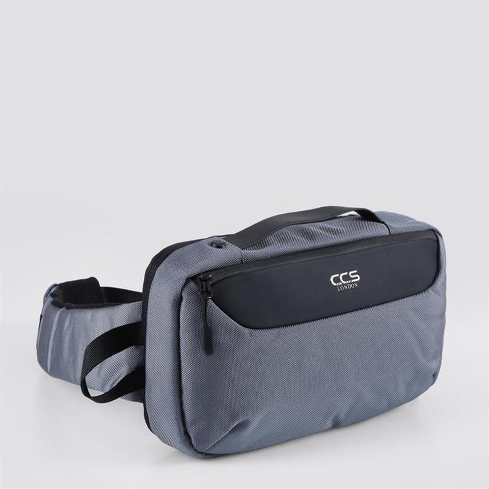 Ççs 31407 Tek Omuz Askılı Sırt ve Göğüs Çantası Gri