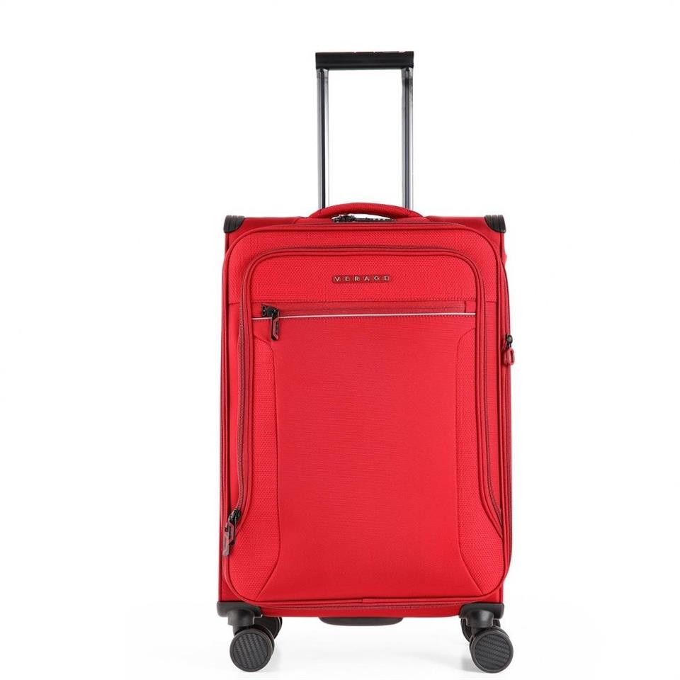 Verage GM21002W Kumaş 3 lü Valiz Seti Kırmızı