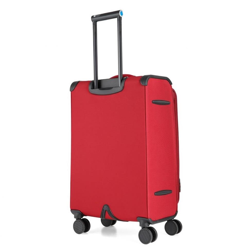 Verage GM21002W Kumaş 3 lü Valiz Seti Kırmızı