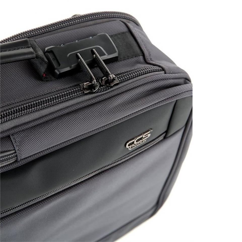 Ççs 51268 Şifreli Usb Laptop ve Evrak Sırt ve Omuz Çantası Gri