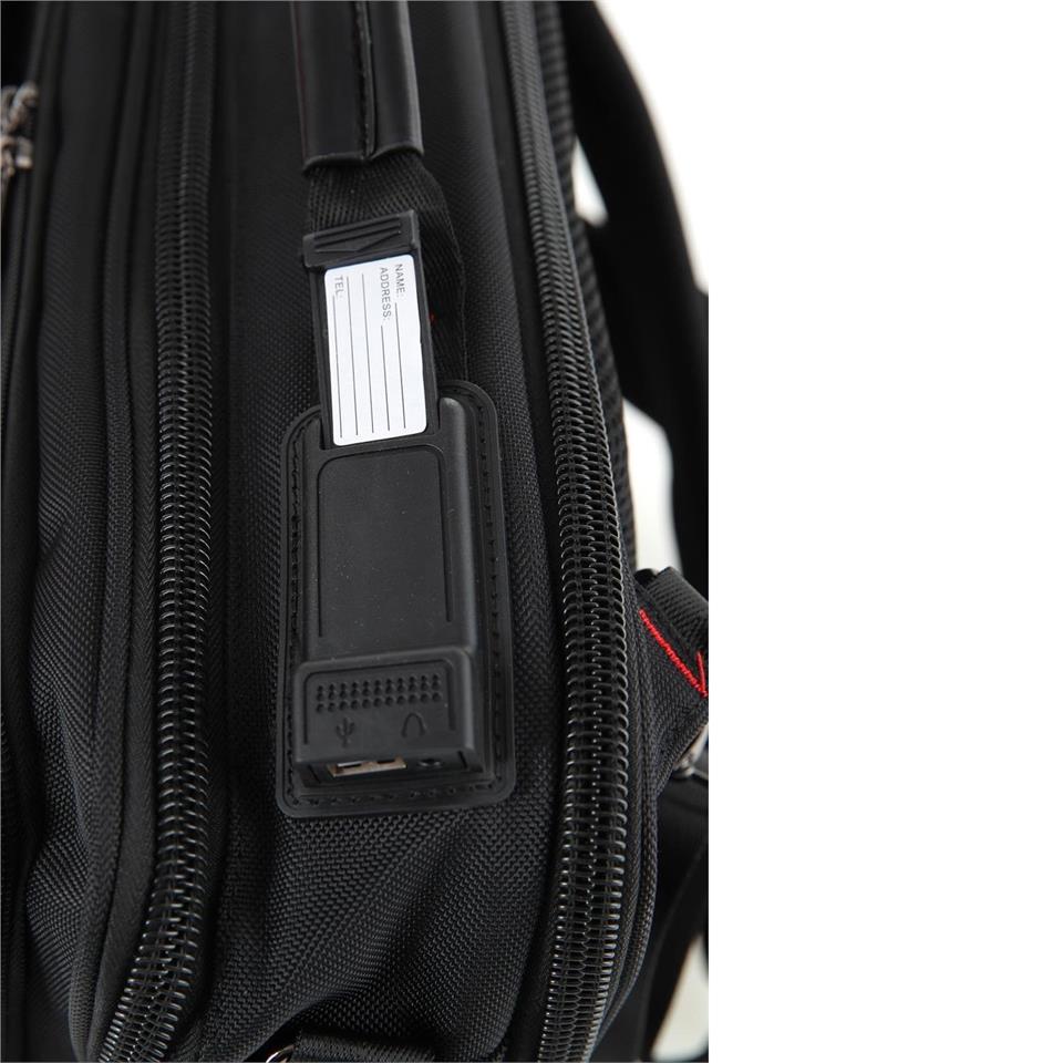 Ççs 51271 Şifreli Laptop ve Evrak Sırt ve Omuz Çantası Siyah
