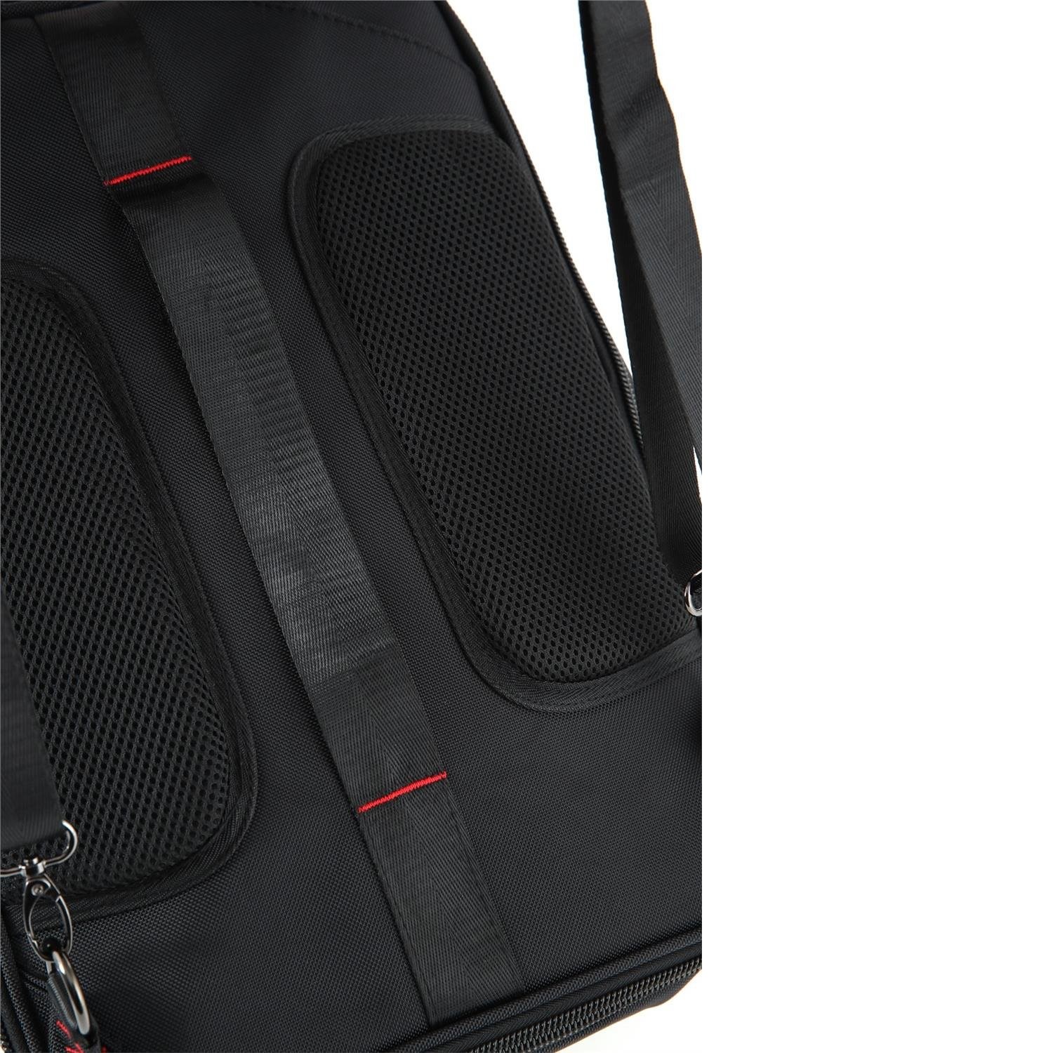 Ççs 51271 Şifreli Laptop ve Evrak Sırt ve Omuz Çantası Siyah