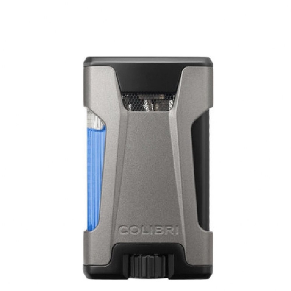 Colibri Rebel Çift Jet Puro Çakmağı Gri