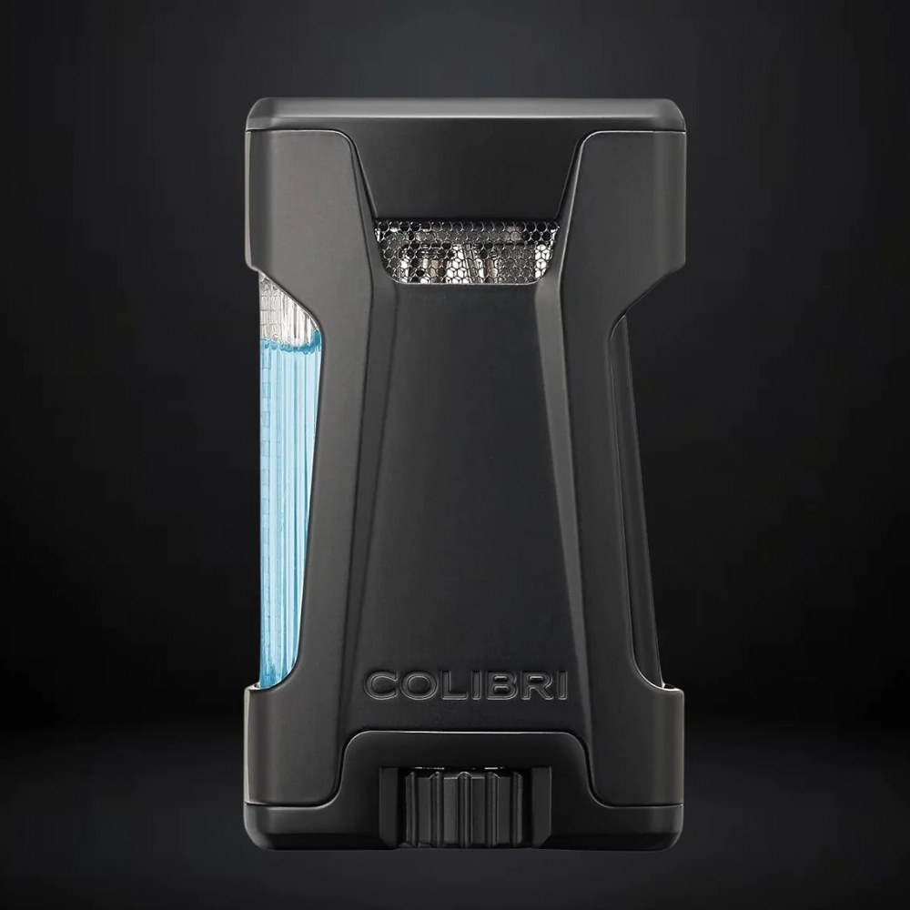 Colibri Rebel Çift Jet Puro Çakmağı Siyah