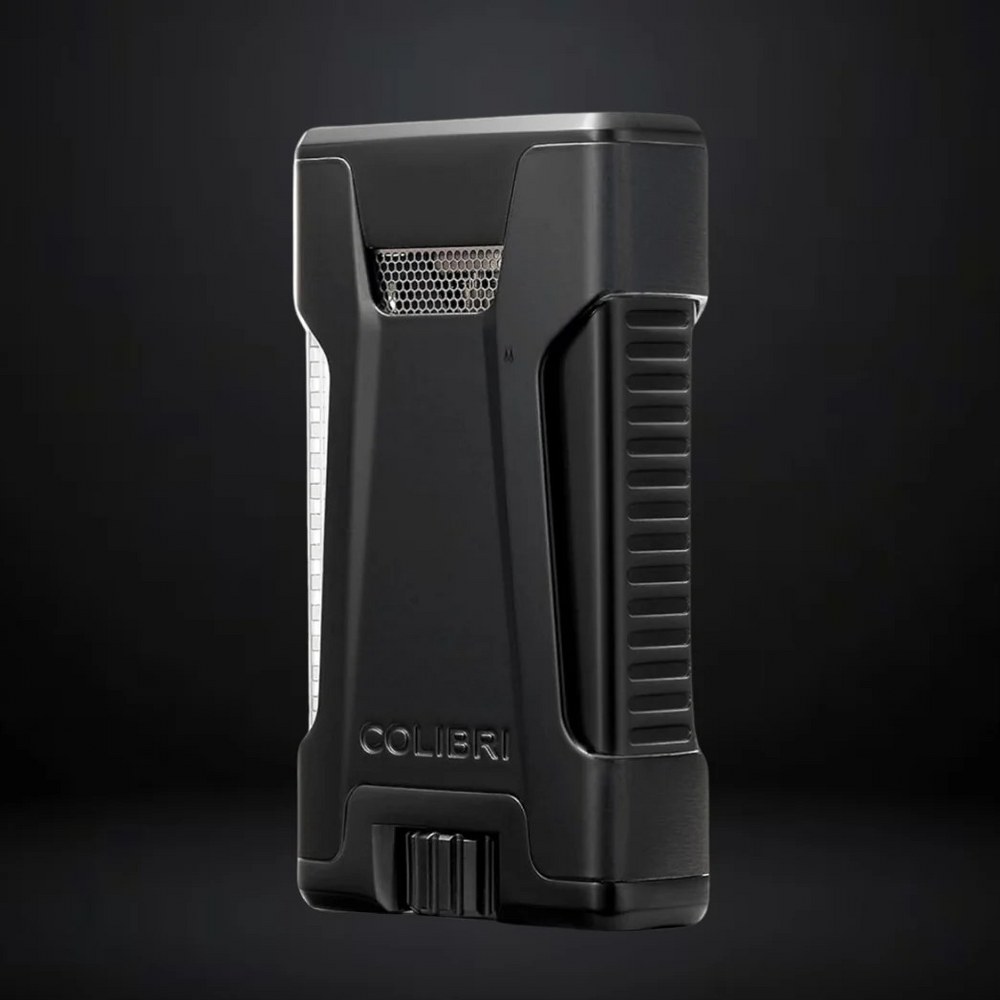 Colibri Rebel Çift Jet Puro Çakmağı Siyah