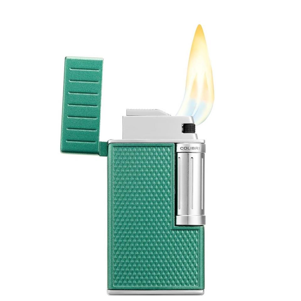 Colibri Julius Çift Alevli Puro Çakmağı Yeşil
