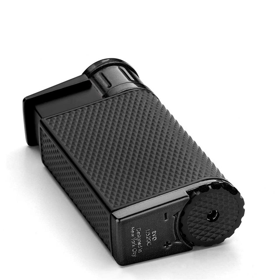 Colibri Evo Storm Çift Alevli Çakmak Puro Çakmağı Siyah