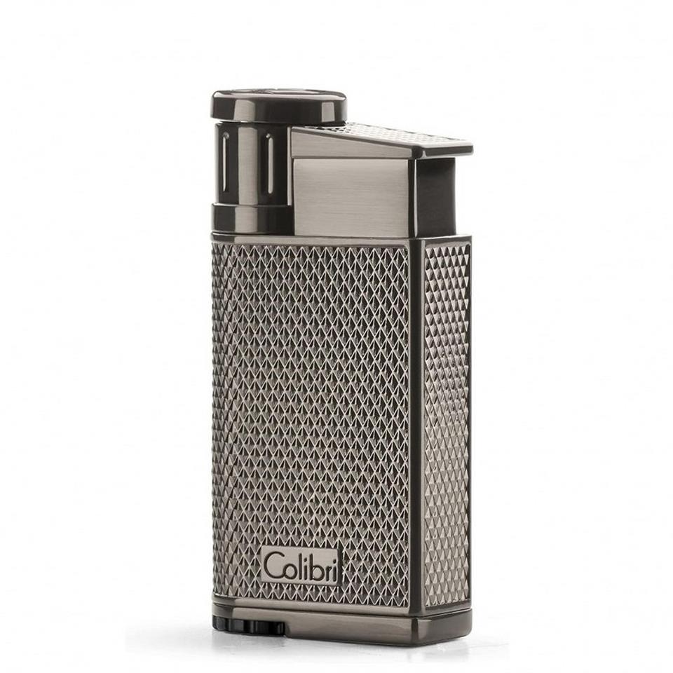 Colibri Evo Storm Çift Alevli Çakmak Puro Çakmağı Gri