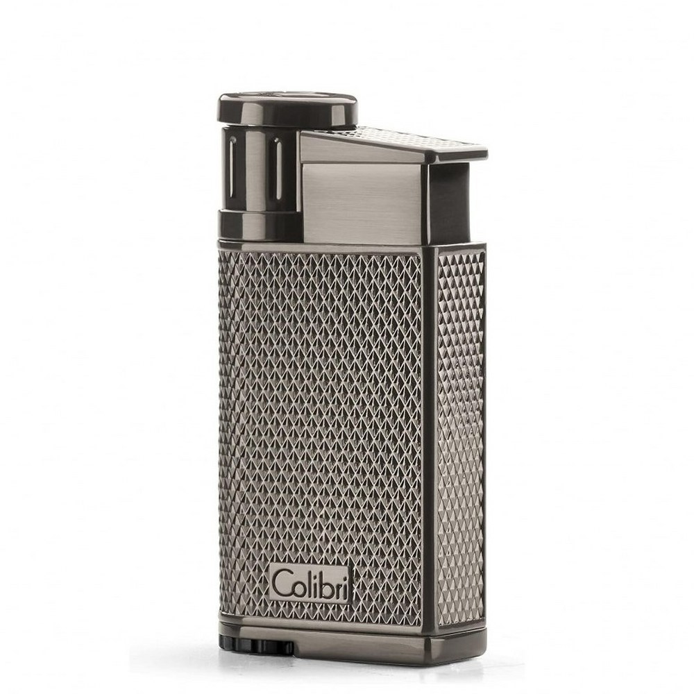 Colibri Evo Storm Çift Alevli Çakmak Puro Çakmağı Gri