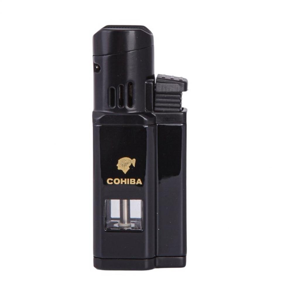Cohiba CCM0436SY 3 Jet Torch Puro Çakmağı Siyah