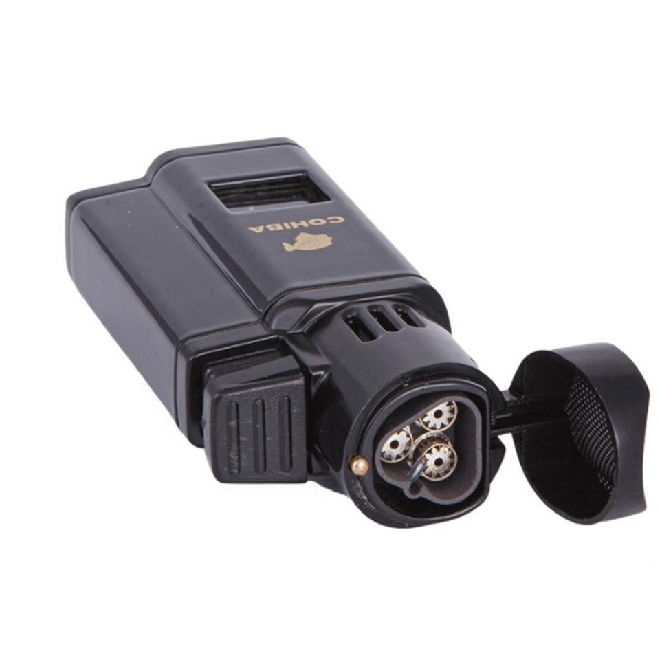Cohiba CCM0436SY 3 Jet Torch Puro Çakmağı Siyah