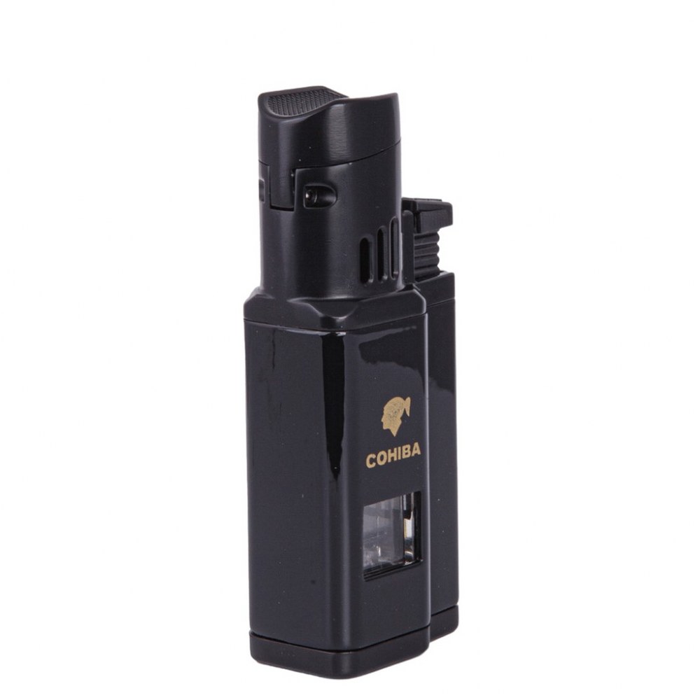 Cohiba CCM0436SY 3 Jet Torch Puro Çakmağı Siyah