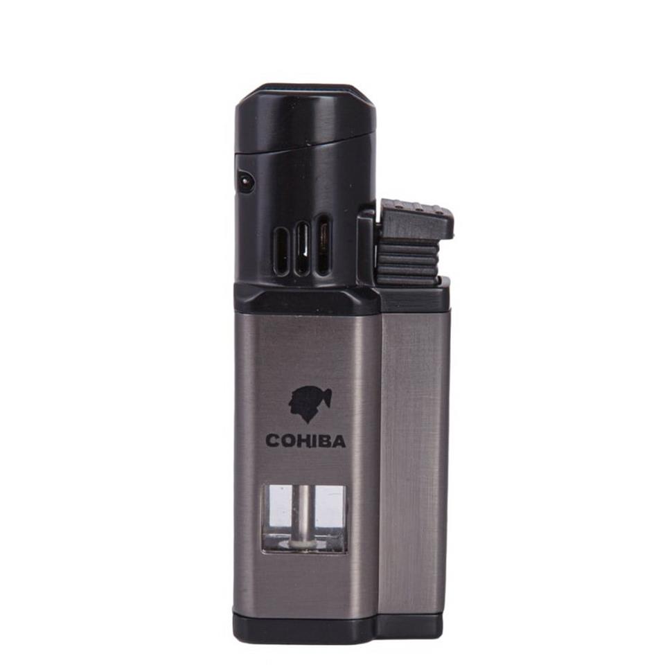 Cohiba CCM0436G 3 Jet Torch Puro Çakmağı Gri