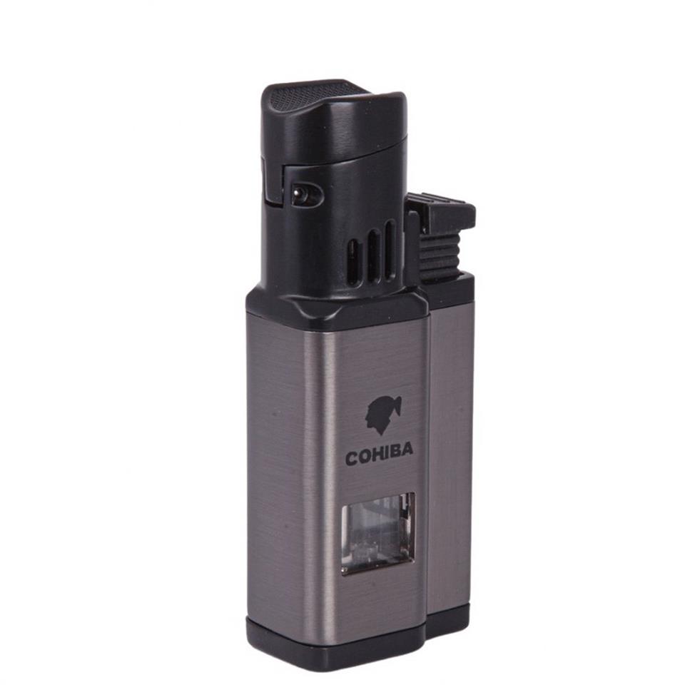 Cohiba CCM0436G 3 Jet Torch Puro Çakmağı Gri