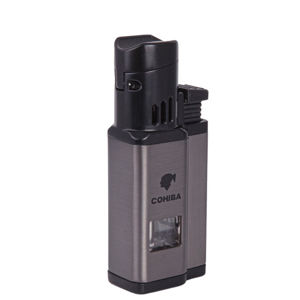 Cohiba CCM0436G 3 Jet Torch Puro Çakmağı Gri