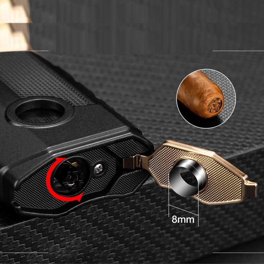 Cohiba CCM0649 3 Jet Torch Puro Çakmağı Sarı