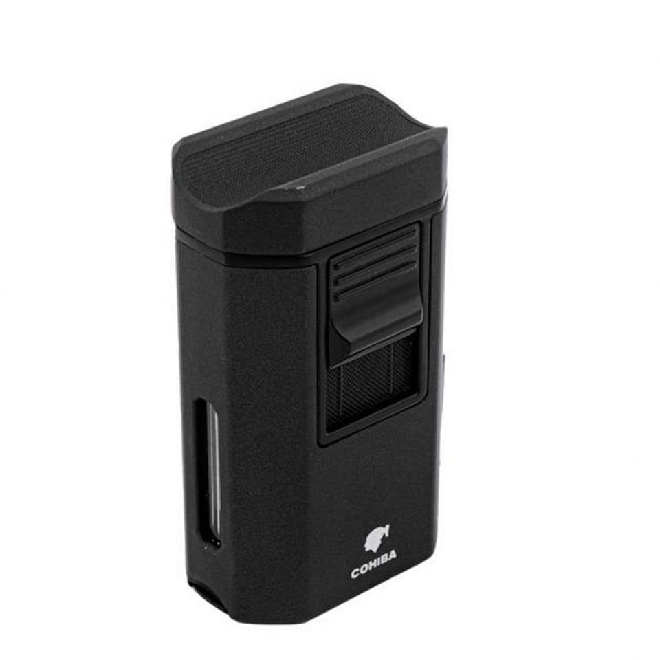 Cohiba CCM0610 4 Jet Torch Masa Tipi Puro Çakmağı Siyah