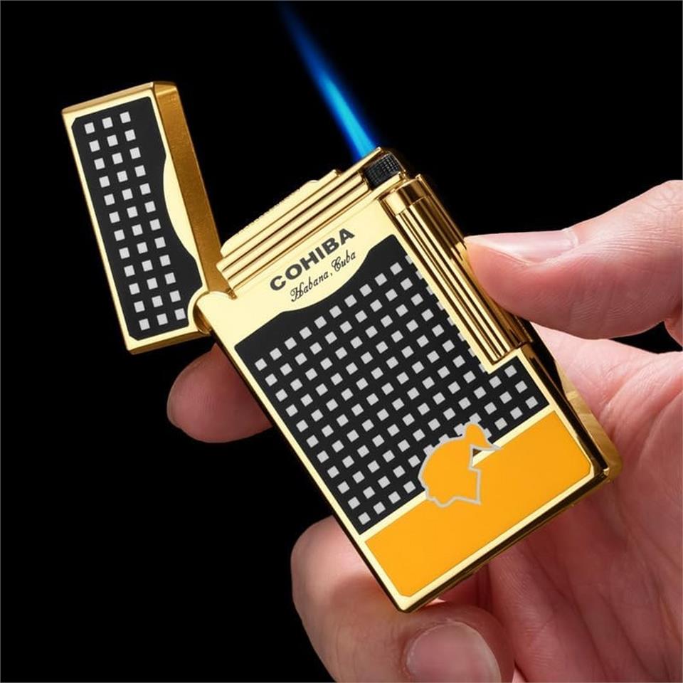 Cohiba CCM0576 Jet Torch Delicili Puro Çakmağı Sarı