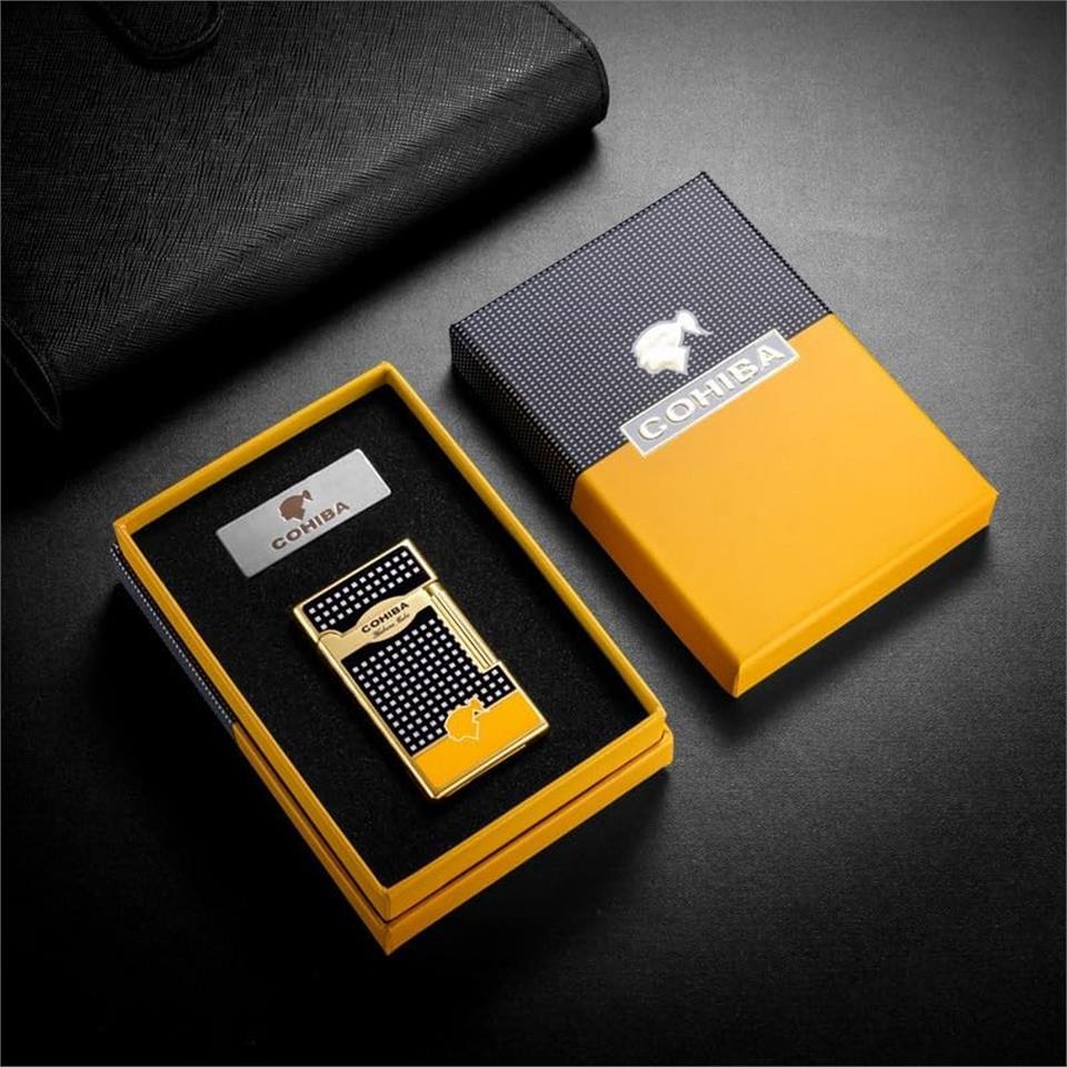 Cohiba CCM0576 Jet Torch Delicili Puro Çakmağı Sarı