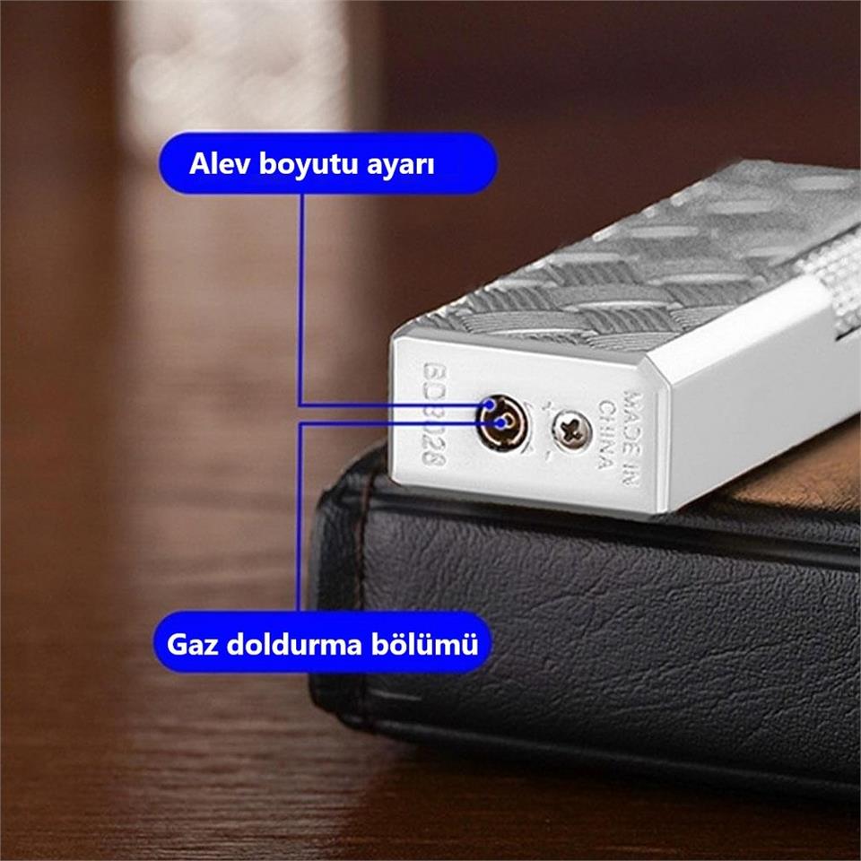 Parmida M3 Çarklı Mekanik Çakmak Gümüş