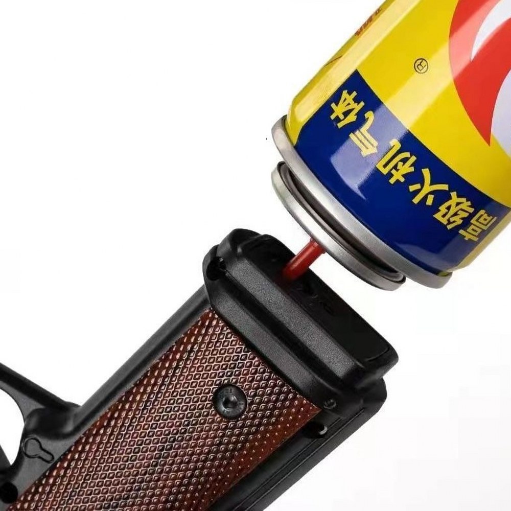 Dan Wesson 10mm Minyatür Tabanca Metal Doldurulabilir Torch Çakmak Gümüş