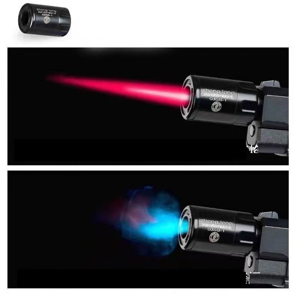 Dan Wesson 10mm Minyatür Tabanca Metal Doldurulabilir Torch Çakmak Yeşil